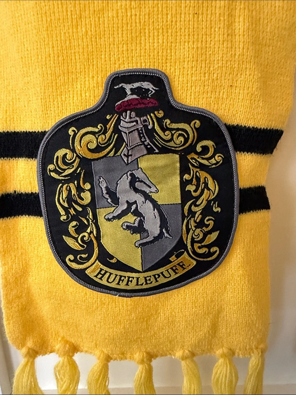 Harry Potter Hufflepuff scarf